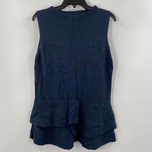 Banana Republic Tiered Peplum Sleeveless Blouse - Picture 1 of 7